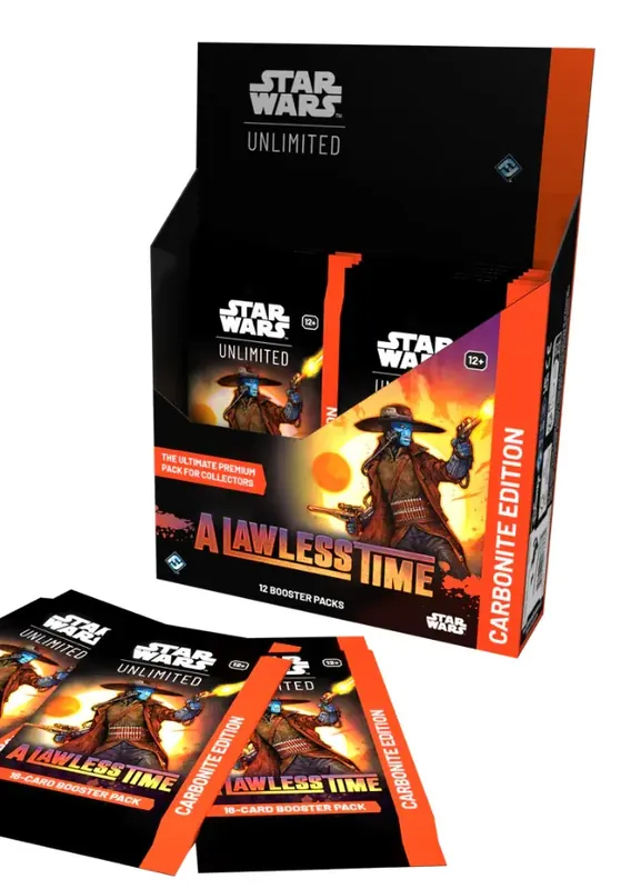Star Wars Unlimited - A Lawless Time Carbonite Booster Display (12 Booster) | Rabatter