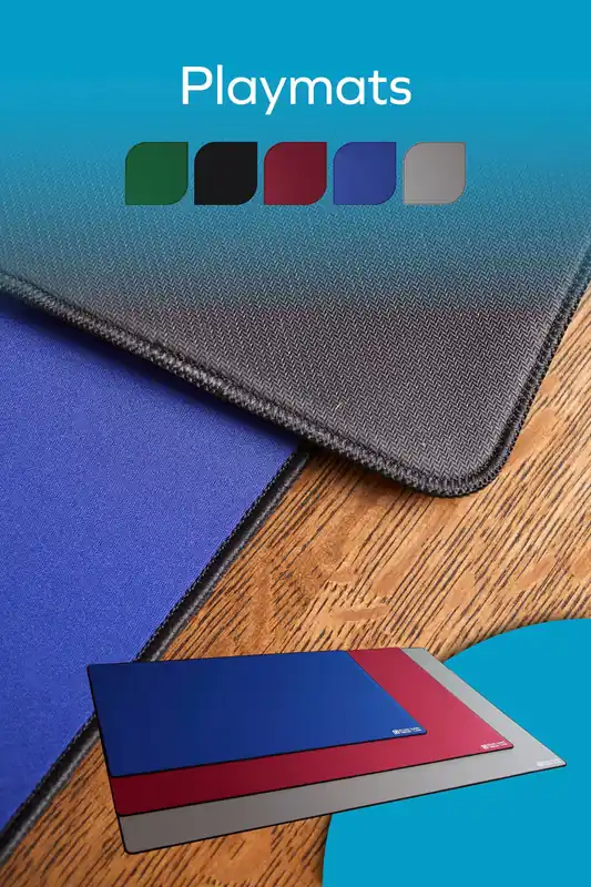 Board Game Table Playmat Blue - Large (107x168cm) | Direkt från tillverkaren