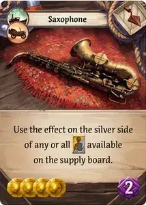 Mycket efterfrågad - Lost Ruins of Arnak Saxophone Promo Card
