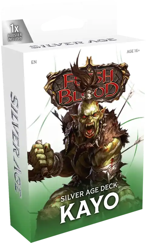 Enkel beställning | Flesh And Blood Tcg Silver Age Deck Kayo Flesh Blood
