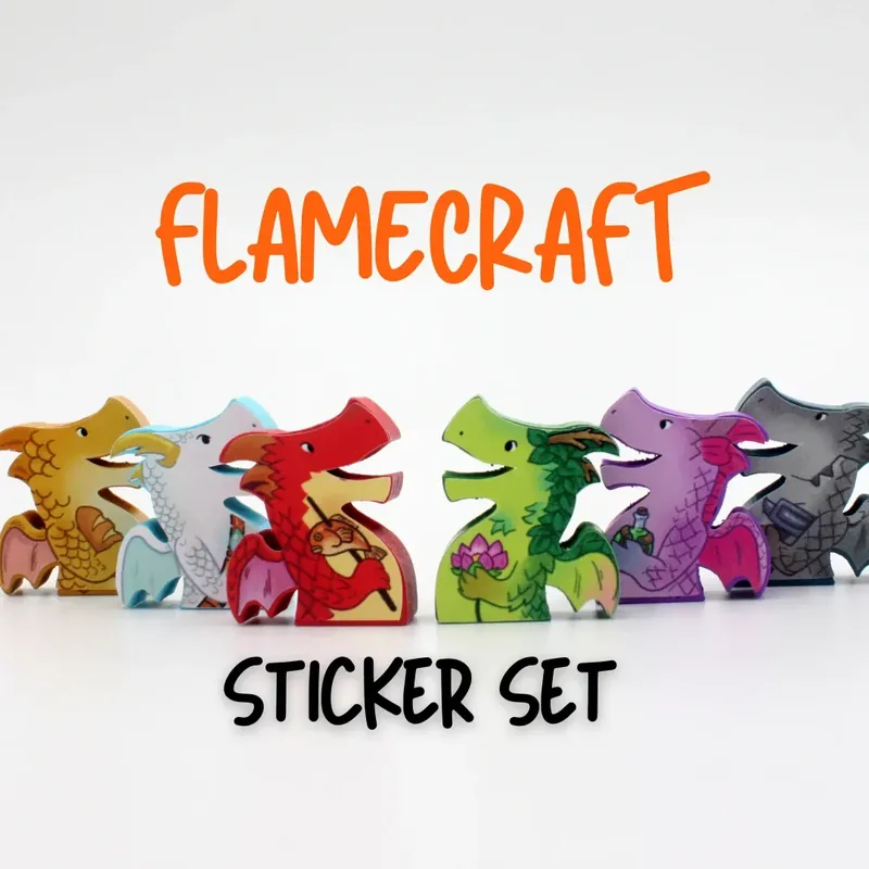Kan beställas online | FlameCraft Sticker Set
