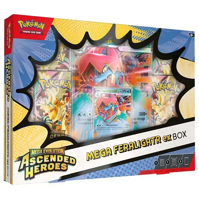 Snart slut | Pokémon TCG - Ascended Heroes Mega Feraligatr ex Box