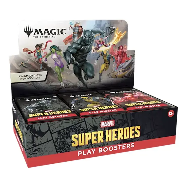 Nedsatt pris - Magic The Gathering Marvel Super Heroes Play Booster Display (30)