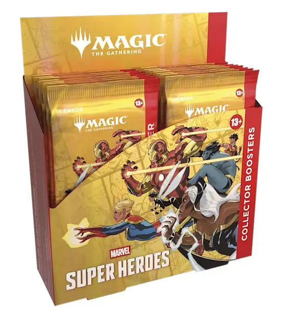 Magic The Gathering Marvel Super Heroes Collector Booster Display (12) - Rabatt