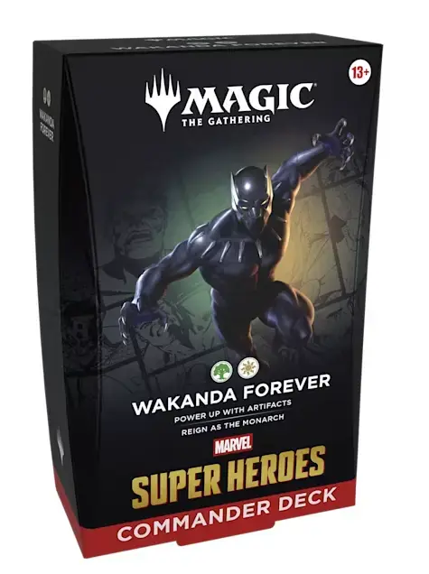 Försäljningssuccé | Magic The Gathering Marvel Super Heroes Commander Deck Wakanda Forever