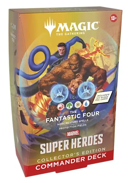 Magic The Gathering Marvel Super Heroes Commander Deck Collectors Edition The Fantastic Four | Superpris