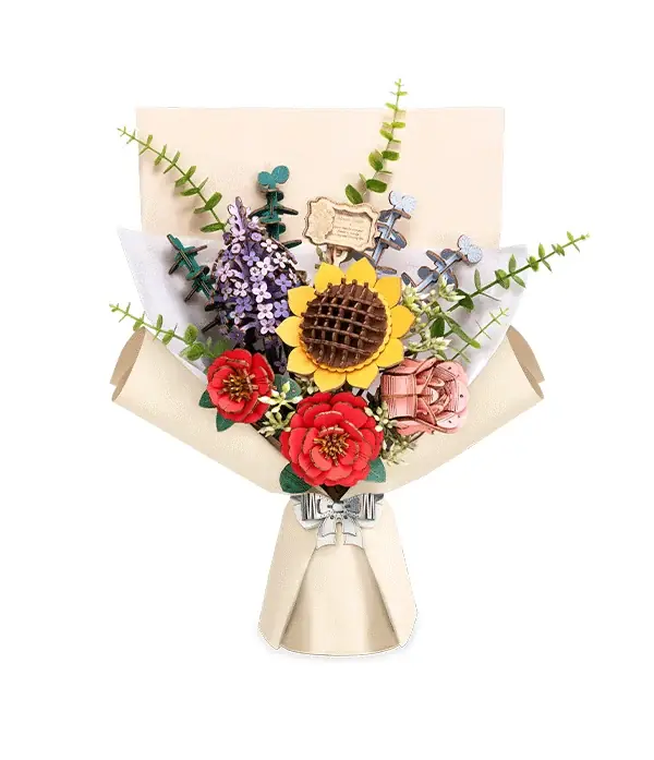 Bouquet - DIY Bookshelf Decoration Kit - Rolife - Specialerbjudande