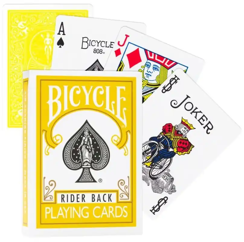 Slutrea | Bicycle Rider Back playing cards (Yellow)