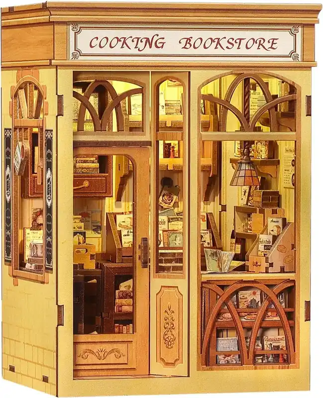 Cooking Bookstore - Book Nook Kit - CuteBee | Spara nu