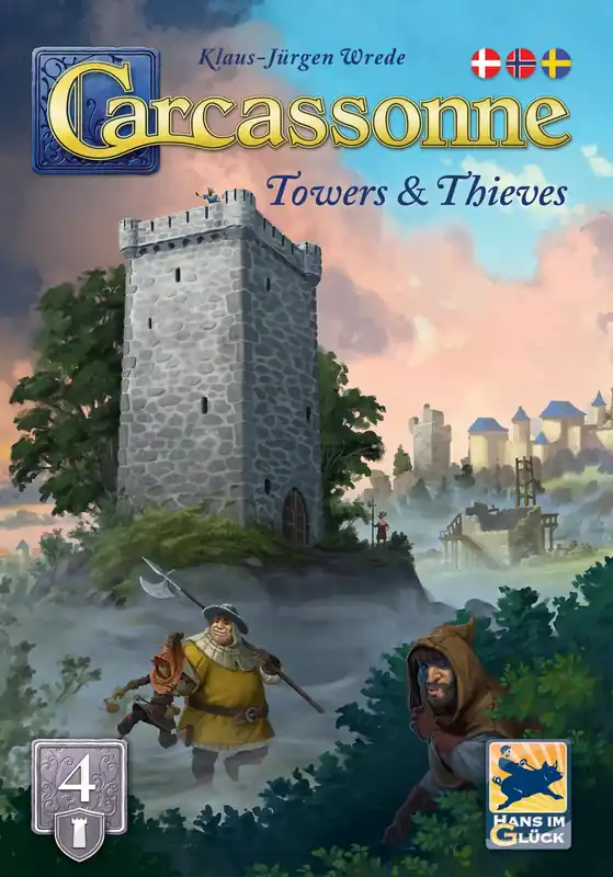 Superpris - Carcassonne 30 Expansion 4 Towers Thieves Sv Carcassonne