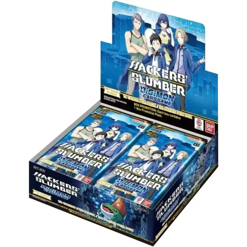 Kampanjen går snart ut | Digimon Card Game Hackers’ Slumber BT-23 Booster Display (24 Packs)