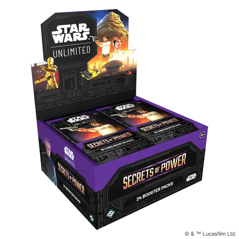 Star Wars Unlimited Secrets of Power Booster Display (24 Booster) | Specialpris