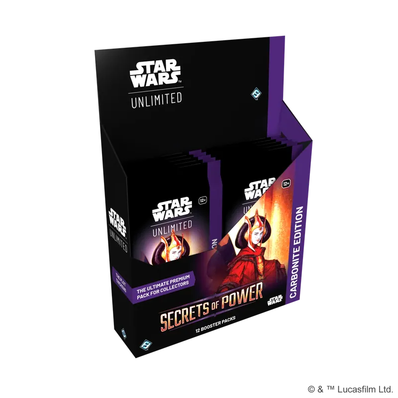 Star Wars Unlimited Secrets of Power Carbonite Booster Display (12) | Nyhet i sortimentet