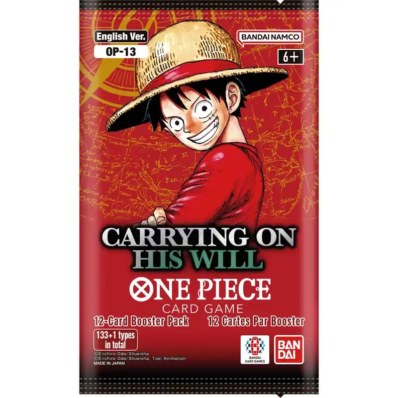 One Piece Card Game Carrying On His Will Booster Op13 One Piece Card Game - I lager