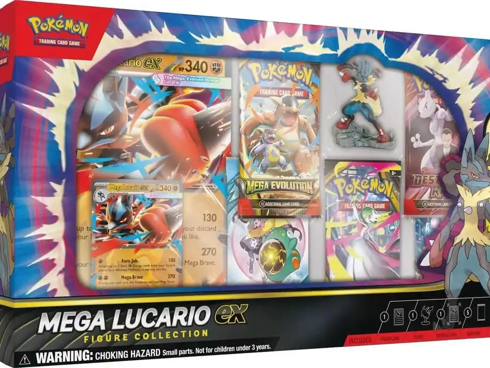 Bara idag | Pokémon TCG - Mega Lucario ex Figure Collection (Max 1 per kund)
