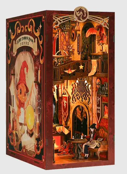 Precis lanserat | Flame Common Room Book Nook Kit Cutebee Cutebee