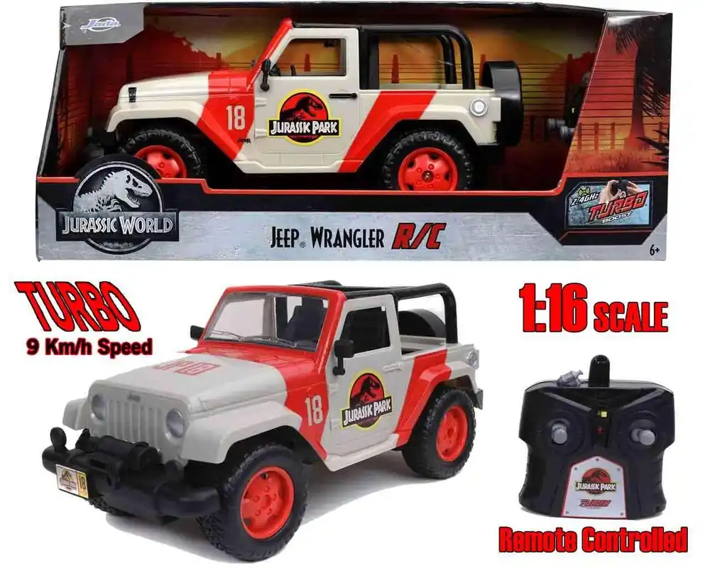 Jurassic Park 1992 Jeep Wrangler YJ Sahara 1 16 RC - Premium
