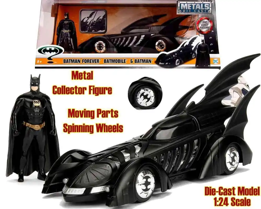 Beställ idag | Batman Forever - Batmobile med Batman - 1 24 Die-Cast Modell