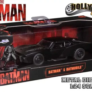 Batman 2022 Batmobile med Batman - 1 24 Die-Cast Modell - Bästa pris