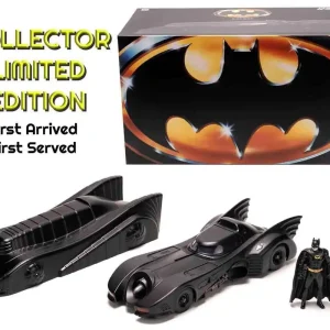 Batman 1989 - Armored Batmobile med Batman - 1 24 Die-Cast Modell Limited Edition - Bästa pris
