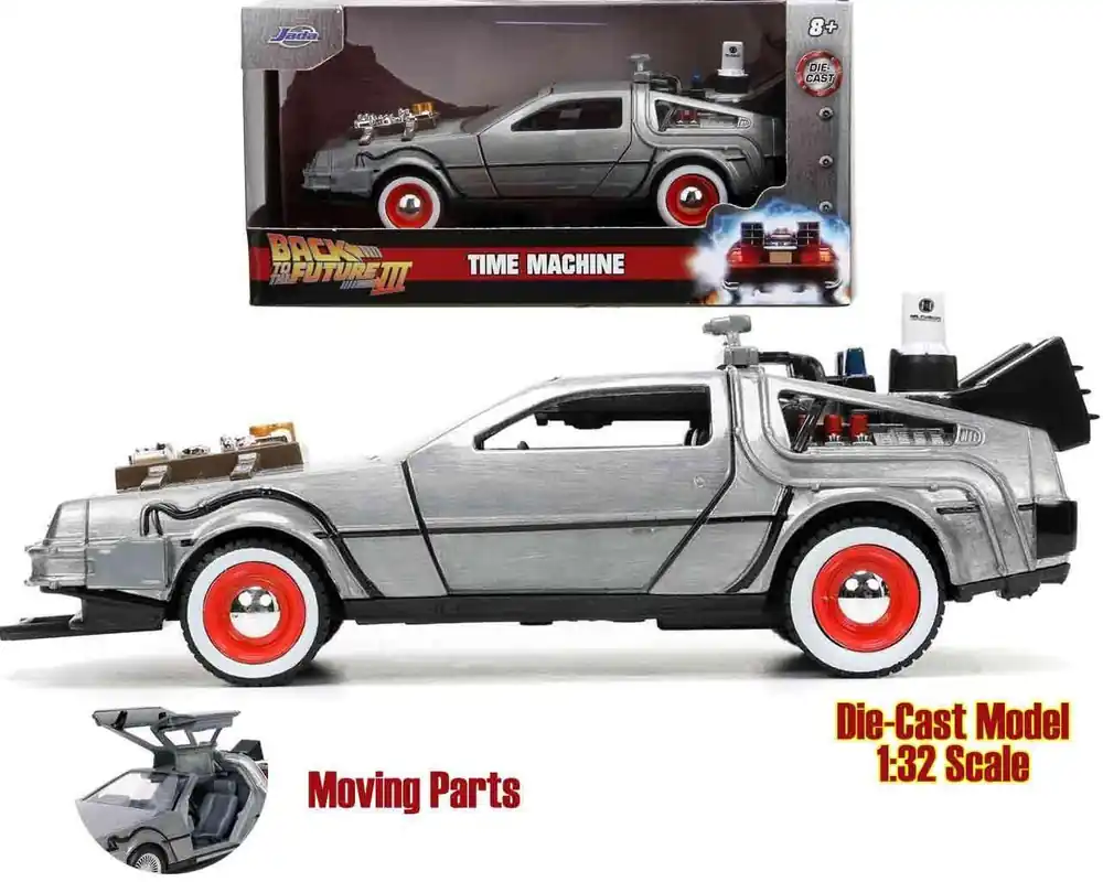 Bara denna vecka | Back to the Future Part 3 - 1982 DeLorean DMC-12 - 1 32 Die-Cast Modell