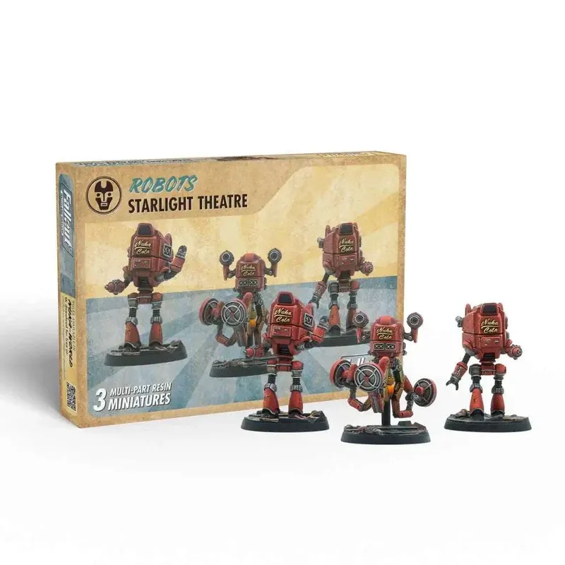 Finns nu - Fallout Nuka World Starlight Interstellära Robotar