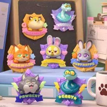ZOOTROPOLIS Daadoos Mate Series 01 Pins Model Kit Blind Box (6) | Nyligen tillagt