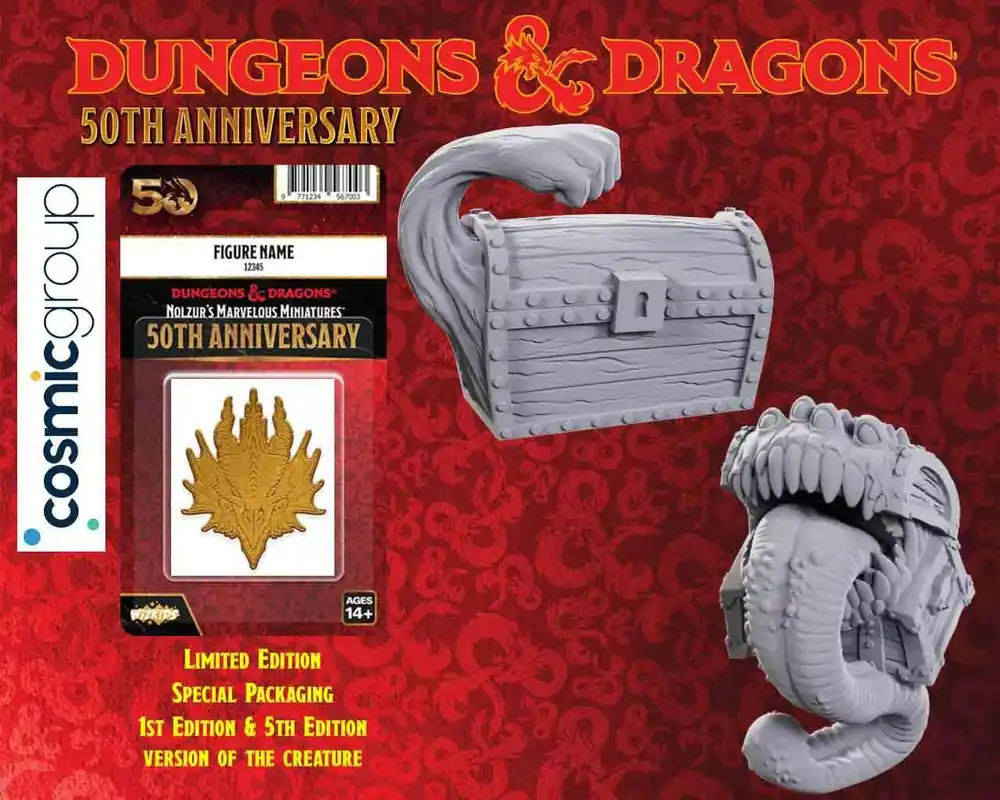 Dungeons & Dragons - Nolzur‘s Marvelous Miniatures 50-årsjubileum | Mycket efterfrågad