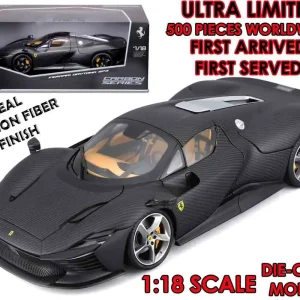 Ferrari Daytona SP3 50-årsjubileums Speciallackering i kolfiber Begränsad upplaga - 1 18 Gjuten modell | Fyndpris