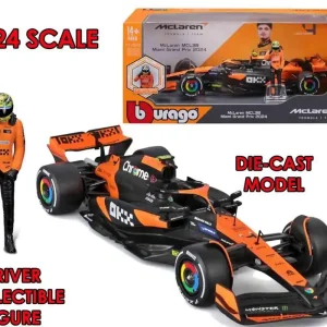 F1 McLaren MCL38 med Norris-figur - 1 24 die-cast modell | Lågt pris