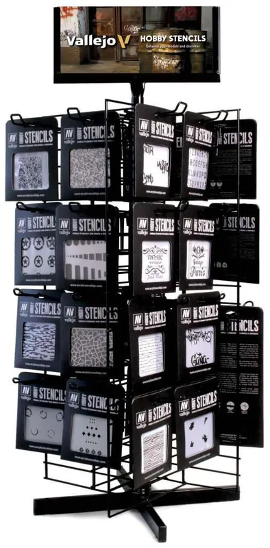 Espositore Hobby Stencil TEX301 Full - Perfekt för Kreativa Projekt - Väl omtyckt