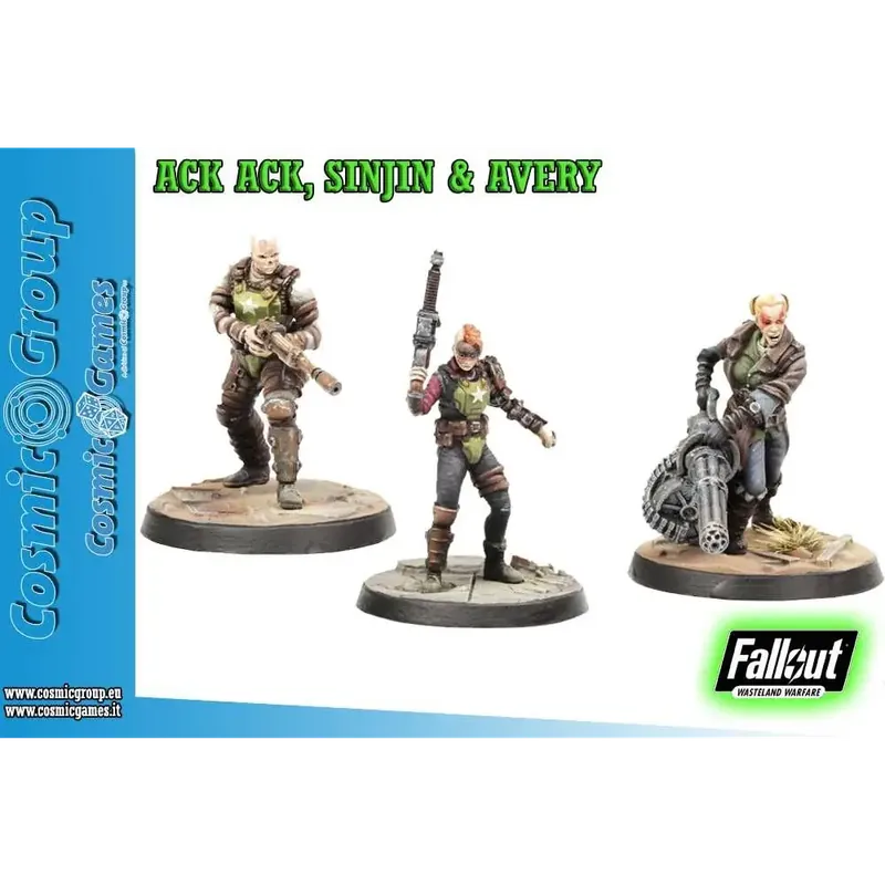 Dagens deal - Fww Ack Ack - Sinjin & Avery Raider Miniatures Set