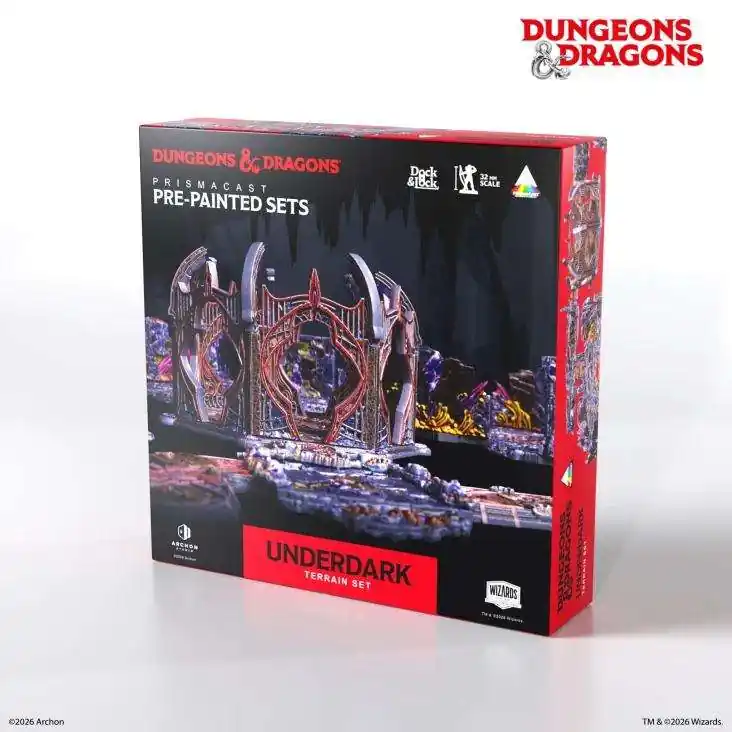 Dungeons & Lasers Målat Terrängset för Underdark i Dungeons & Dragons - Missa inte erbjudandet