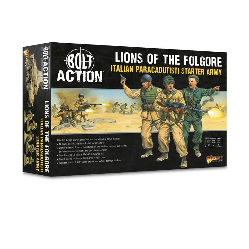 Favorit - Bolt Action Lejon av Folgore Startarmé