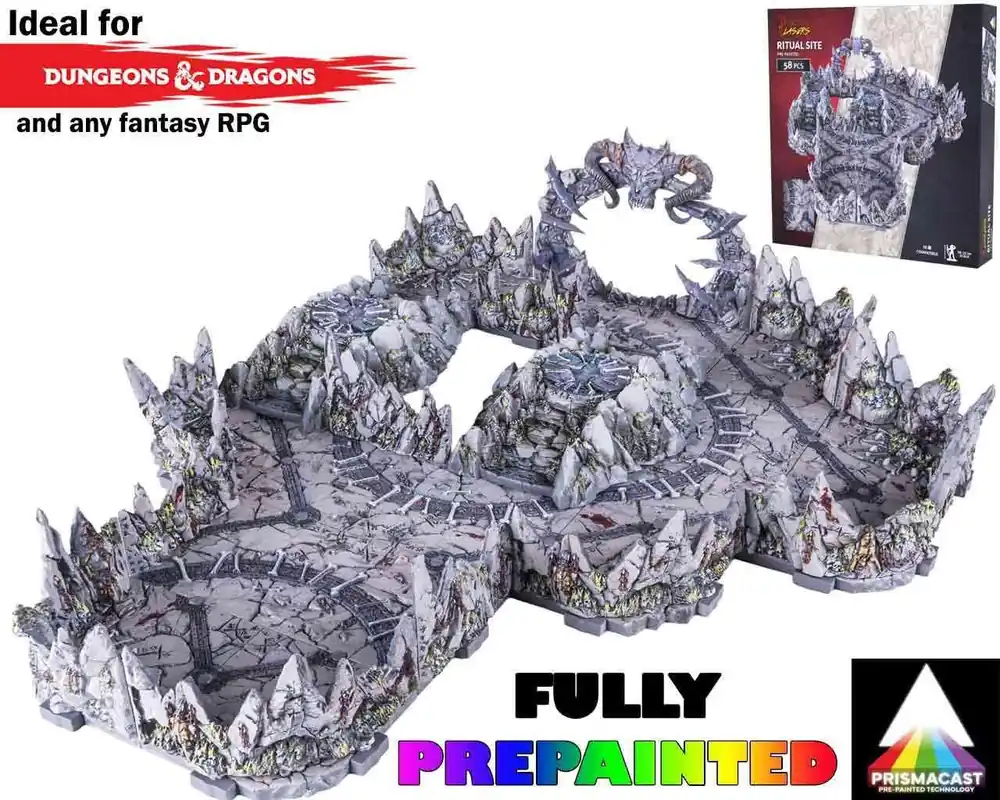 Fynd - Dungeons & Lasers Ritual Site - Prismatic Pre-painted Terrains