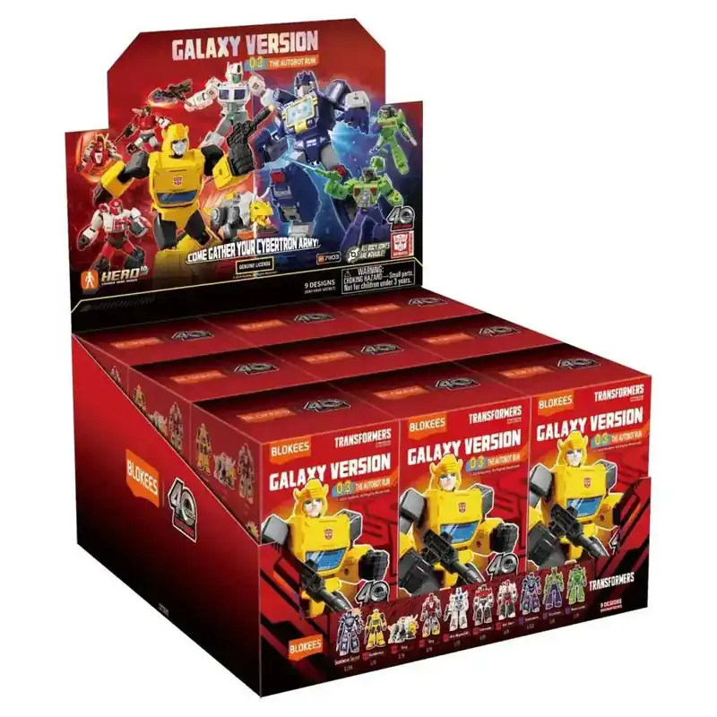Nyhet hos oss | TRANSFORMERS The Autobot Run Galaxy Version 03 modellkit blind box set (9)