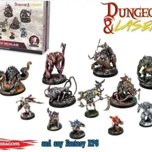 Klar att skickas | Dungeons & Lasers - Deuslair Horrors of Deuslair Miniatures