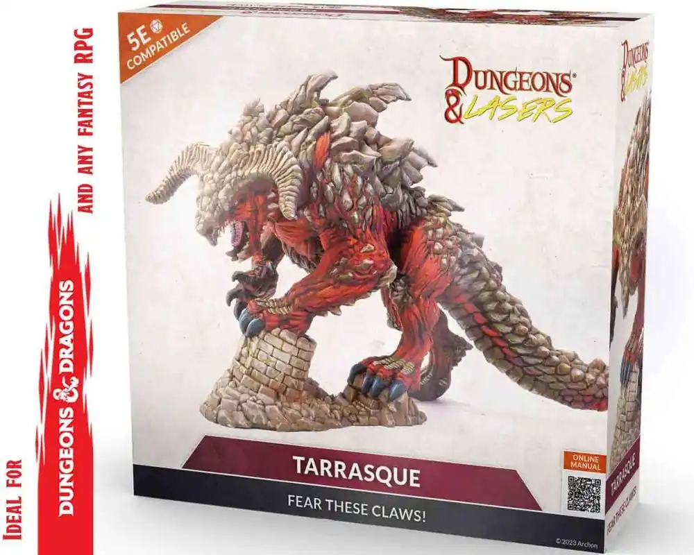 Precis inkommet | Dungeons & Lasers - Tarrasque Miniature Set