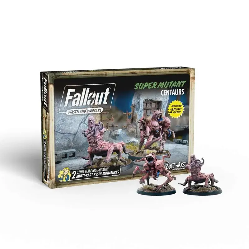 Fallout WW Super Mutants Centaurs Figur - Prisnedsättning