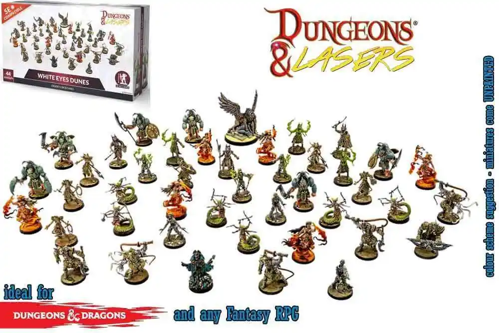 Dungeons & Lasers White Eyes Dunes | Begränsat lager