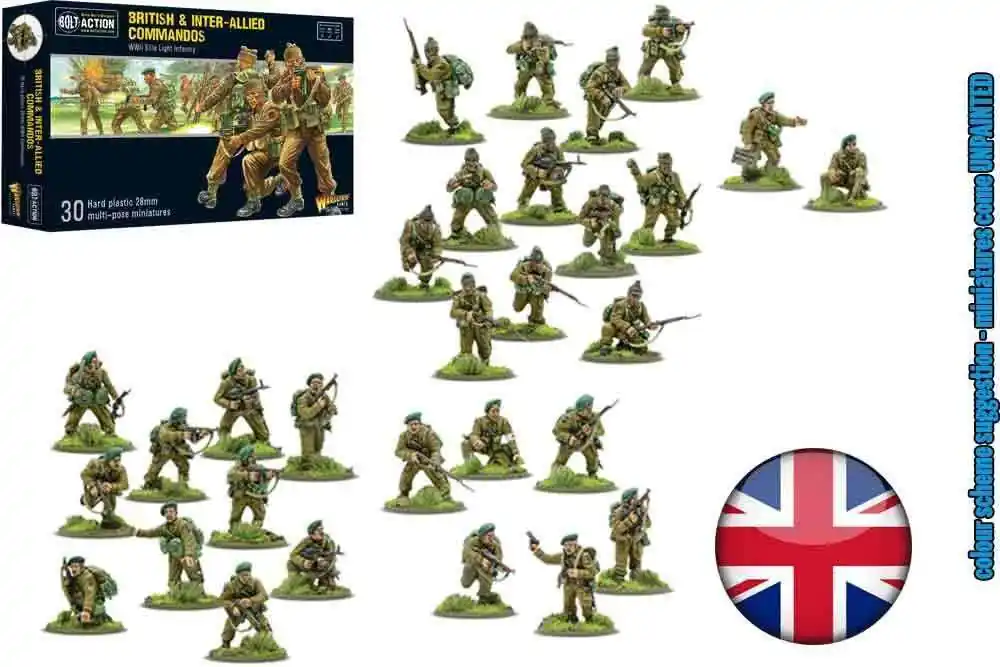 Bolt Action - British & Inter-Allied Commandos (2021 version) - Kan beställas