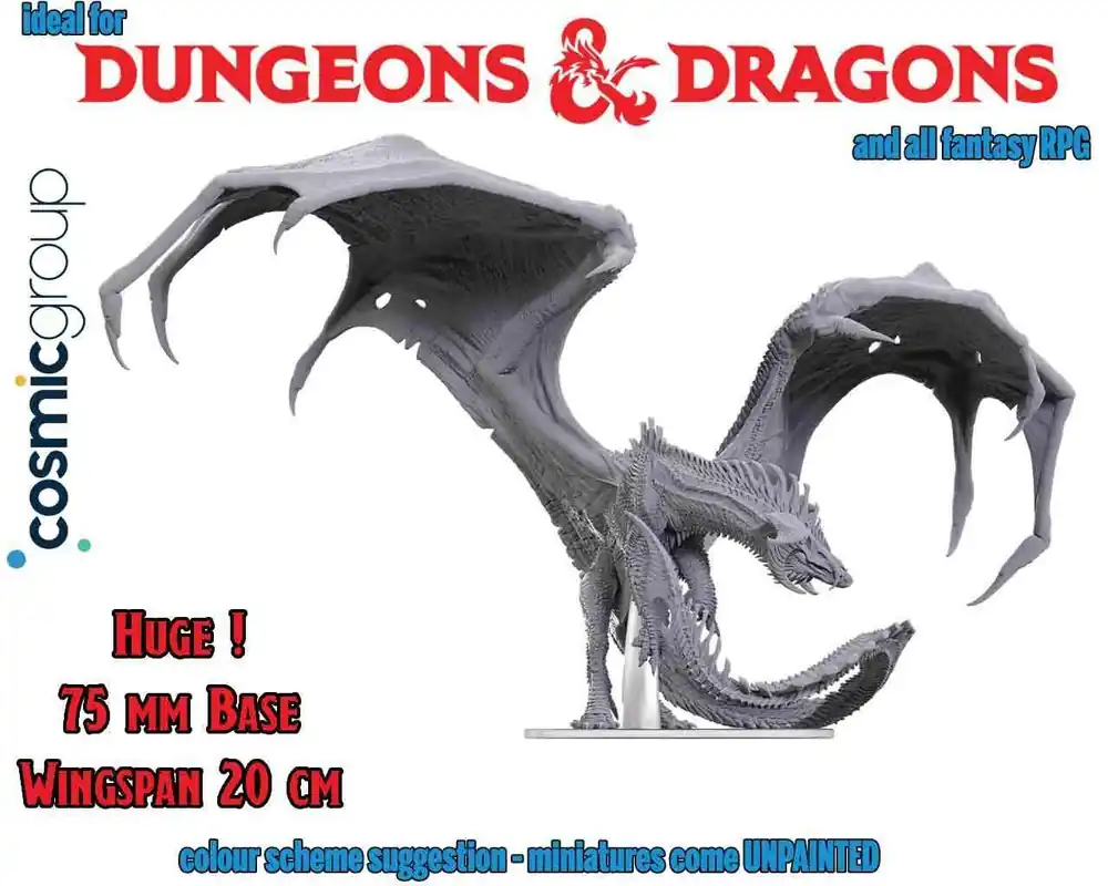 Populär - Dungeons & Dragons - Nolzur‘s Marvelous Miniatures - Adult Black Dragon Corruptor