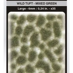 Tuft Wild SC416 Blandade Gröna Stora | Prissänkt