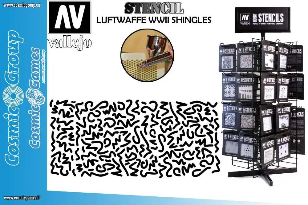Rekommenderas - Stencil STCAM001 Luftwaffe WWII Shingles