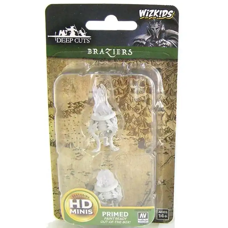 Sänkt pris | WizKids Um Braziers Miniatyrer - Plastresin