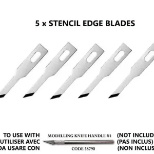 Begränsat antal - Stencil Edge Blades Set (5) for No. 1 Handle