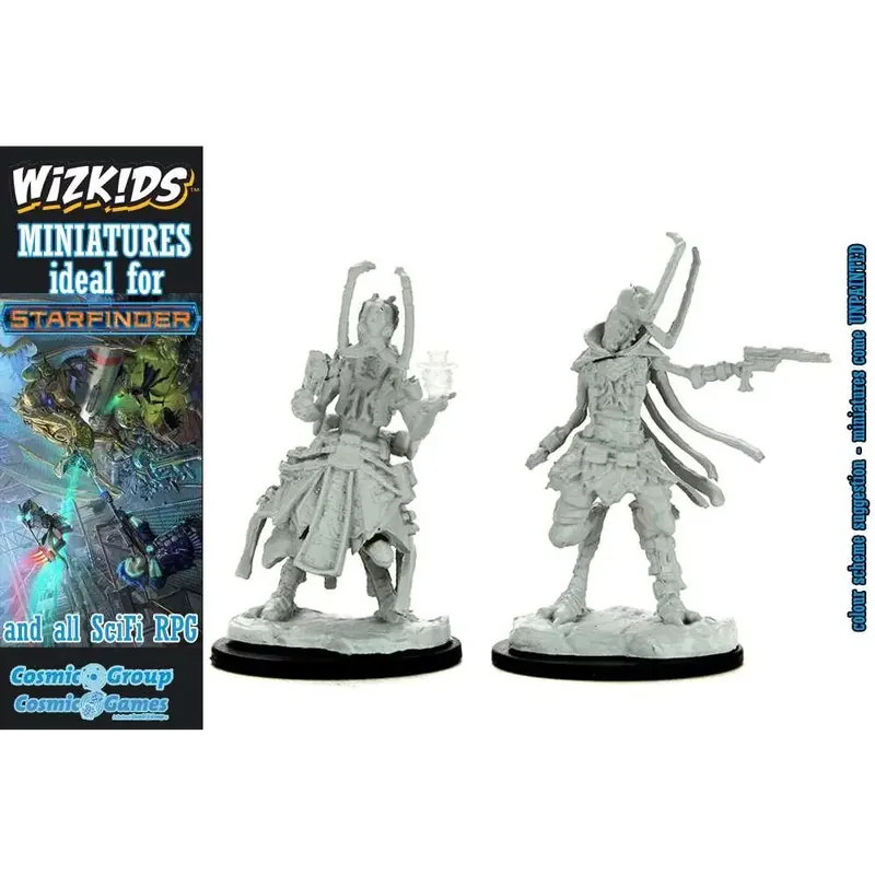 Få kvar i lager - Starfinder Shirren Technomancer Miniature - Unpainted