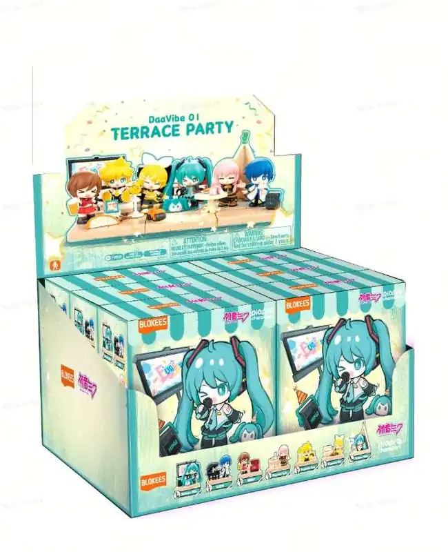 HATSUNE MIKU TERRACE PARTY DAA VIBE modellkit blind box-set (6) - Professionell kvalitet
