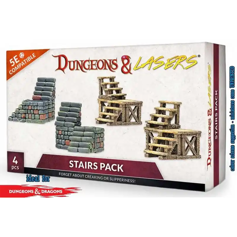 Dungeons & Lasers Stairs Pack Miniatyrset - Bästa pris