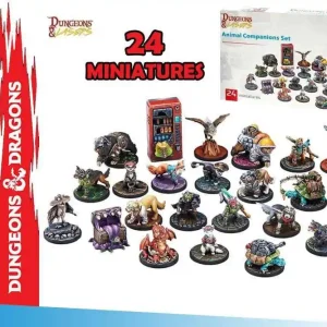 Dungeons & Lasers Animal Companions Miniatures Set - Populärt just nu